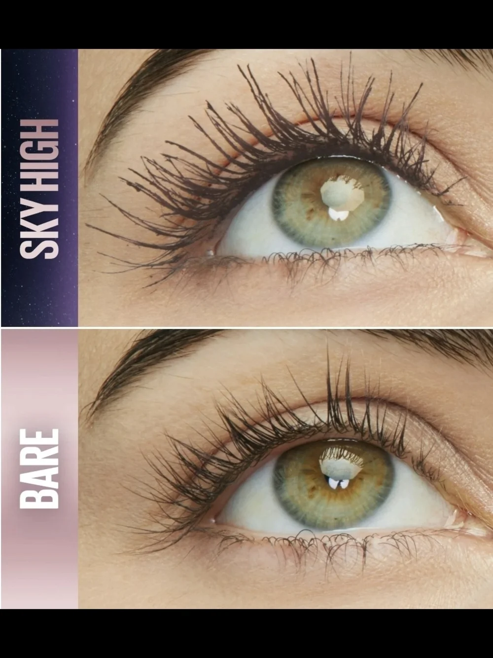 Maybelline Lash Sensational Sky High Waterproof Mascara Makeup, Brownish Black